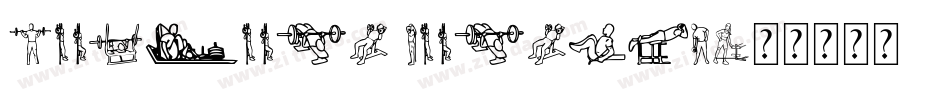 Workout Routine字体转换